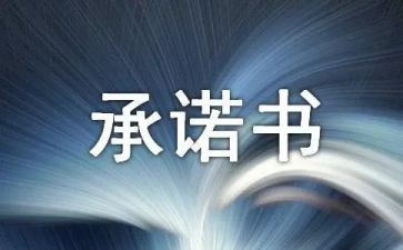 安全工作承诺书6篇