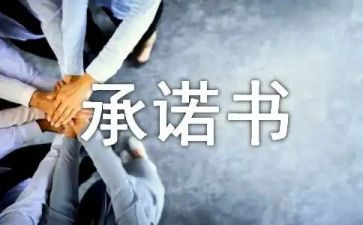 安全承诺书8篇